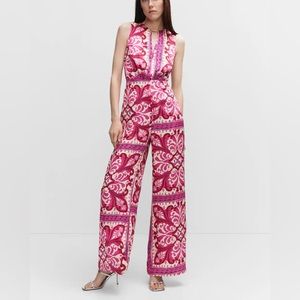 MNG by Mango Sleeveless Jumpsuit NWT Size Small